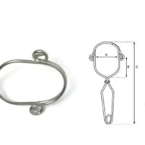 Sistema anticaída, sujeción de acero SAFETOP 80130