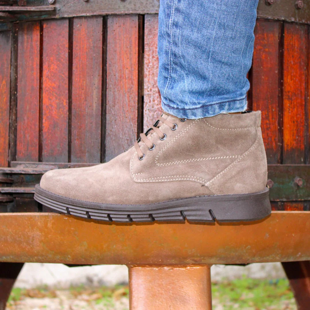 Botines casuales con suela c贸moda para hombre - Imagen 6