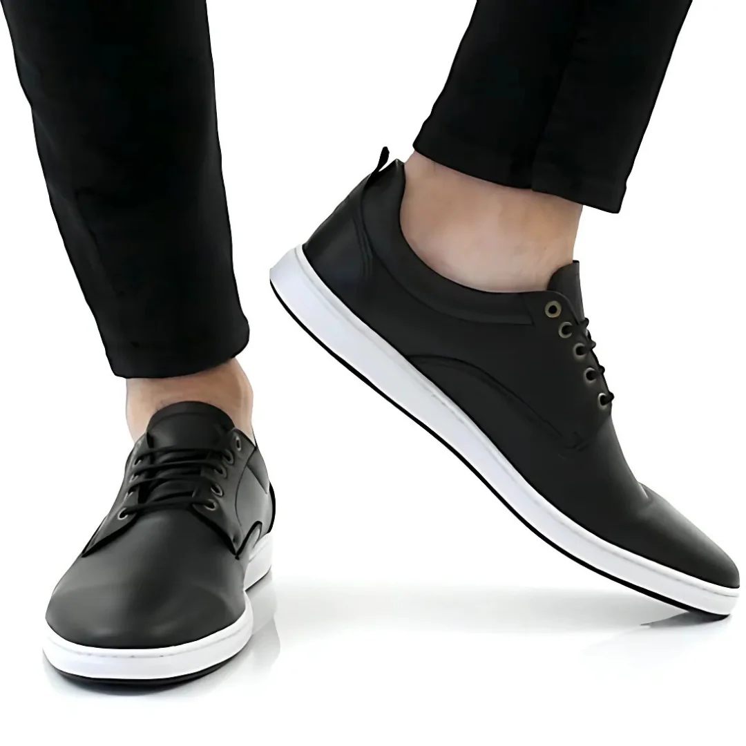 Zapato Ortop茅dico de Cuero con Suela Antideslizante para Hombre - Imagen 6