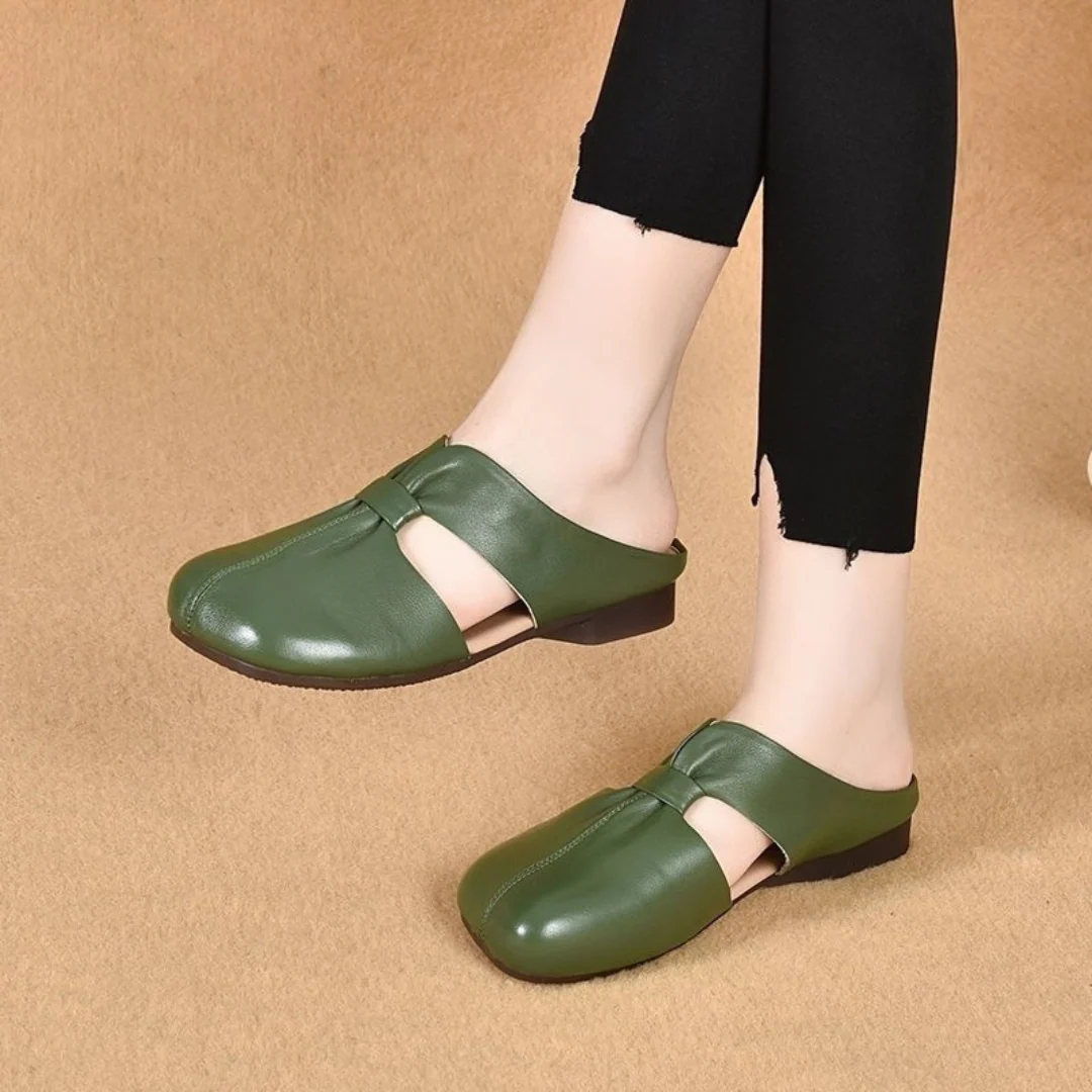 Sandalias de tac贸n bajo con suela ergon贸mica para mujer - Imagen 7