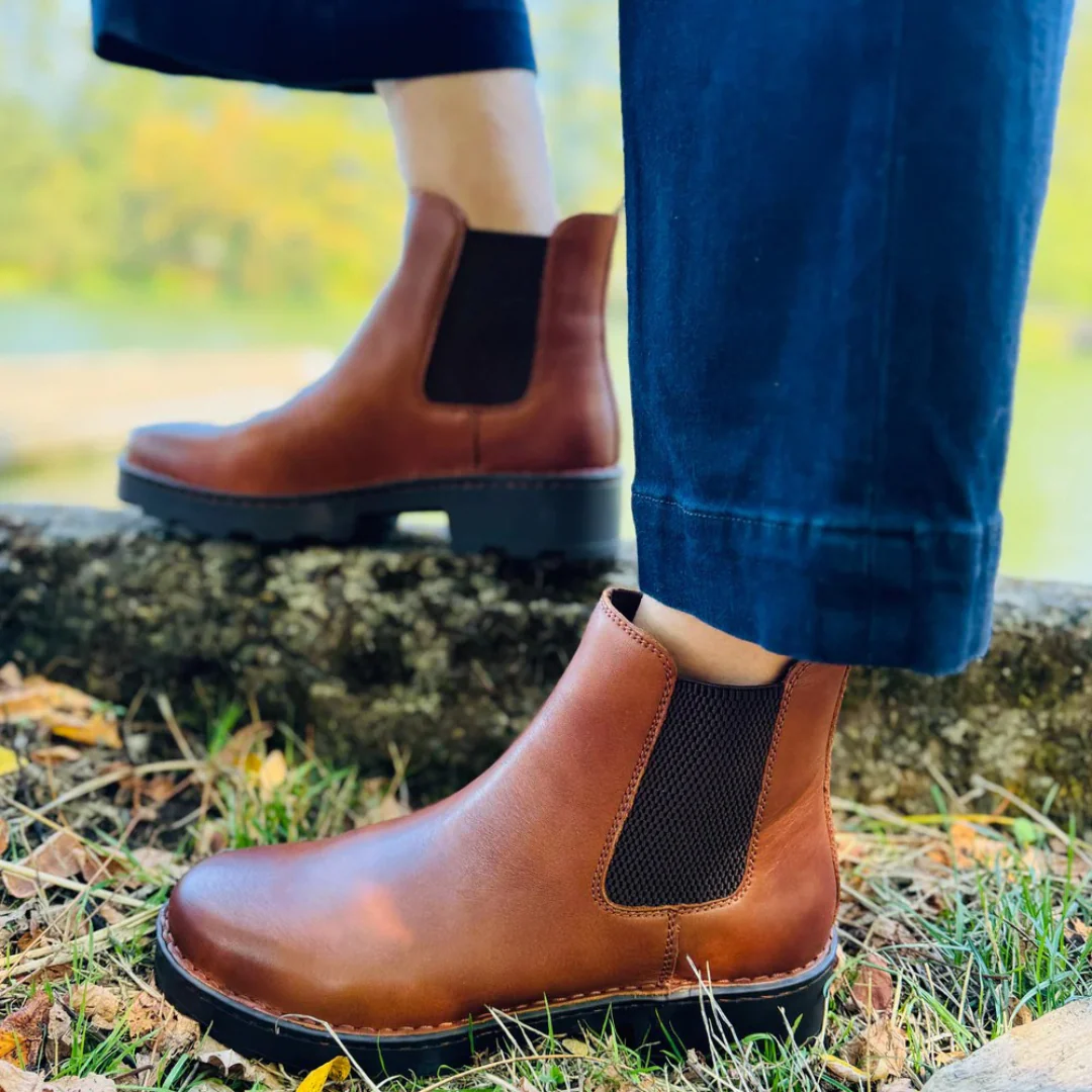 Botas de Cuero con Suelas Resistentes para Mujer - Imagen 6