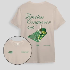 Camiseta beige Tennis (UNISEX)