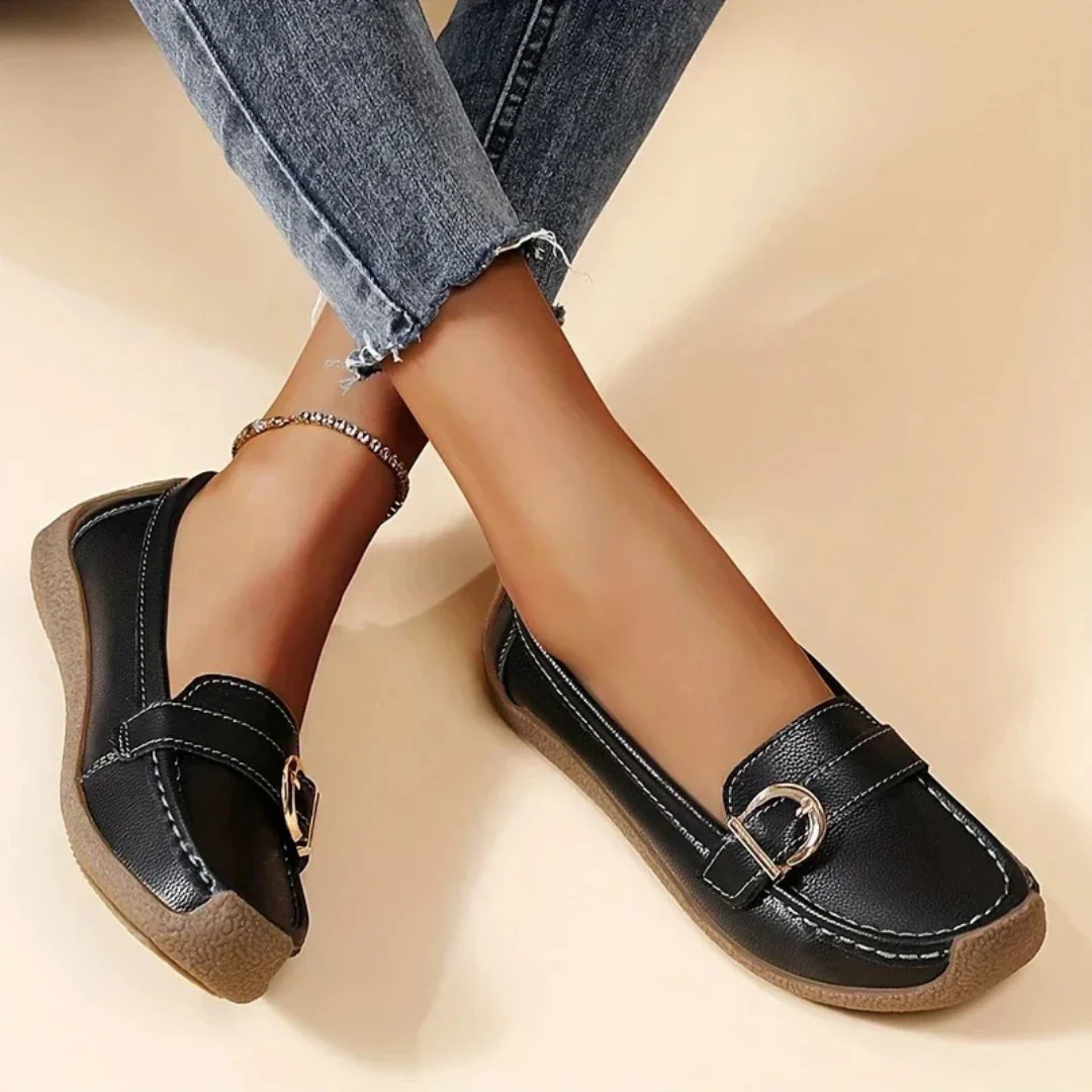 Zapatos Casuales Ergon贸micos de Cuero para mujer - Imagen 9