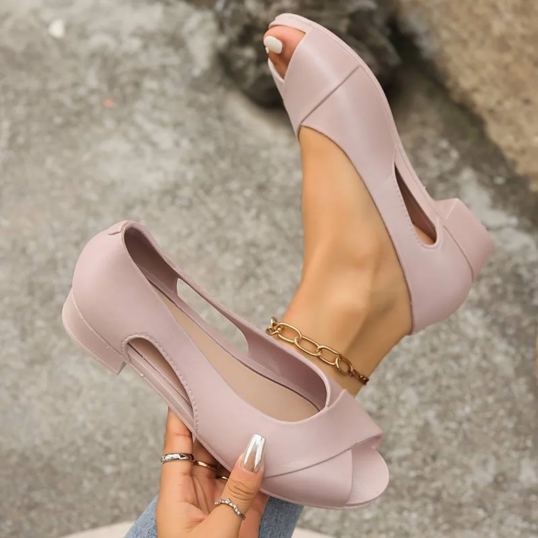 Sandalias de tac贸n bajo con suela ortop茅dica para mujer - Imagen 3