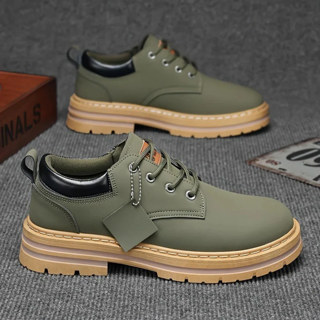 Zapatos con suelas ergon贸micas y robustas para hombre - Imagen 9