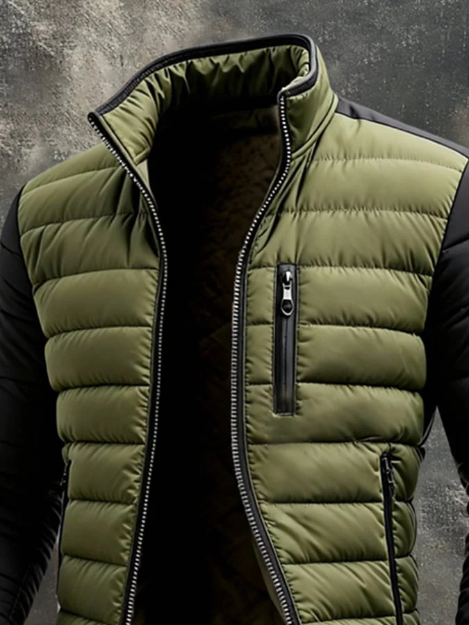 Roveri™ | Chaqueta acolchada para hombres con cremallera - Imagen 4