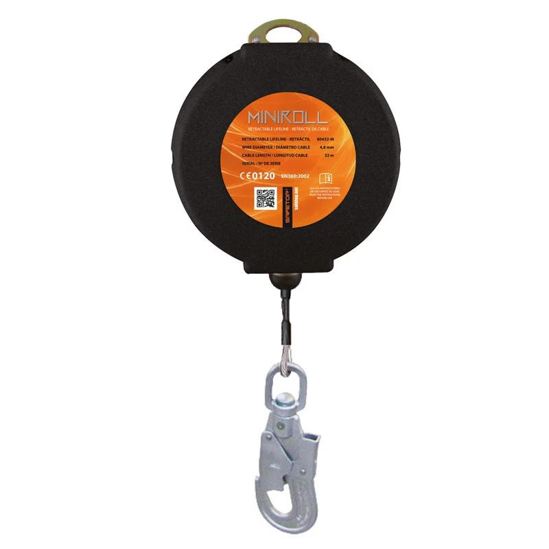 Miniroll, línea de vida retráctil de cable de 10, 15, 20 SAFETOP 80410-M - Imagen 5