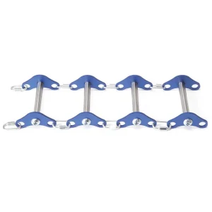 Set protector de aluminio y acero inoxidable para líneas de vida SAFETOP 80208