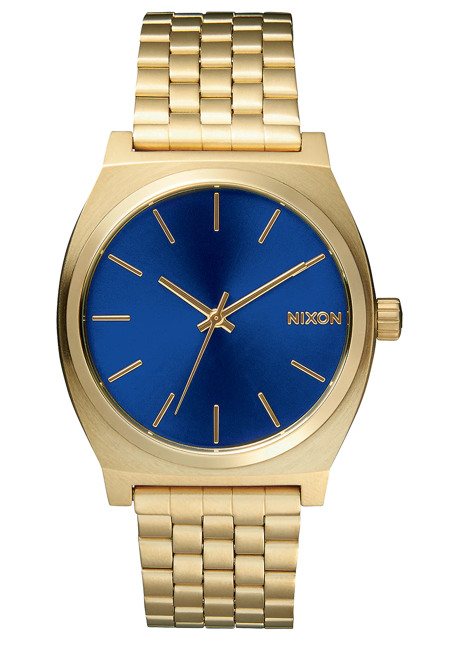 Time Teller - Todo dorado claro / cobalto