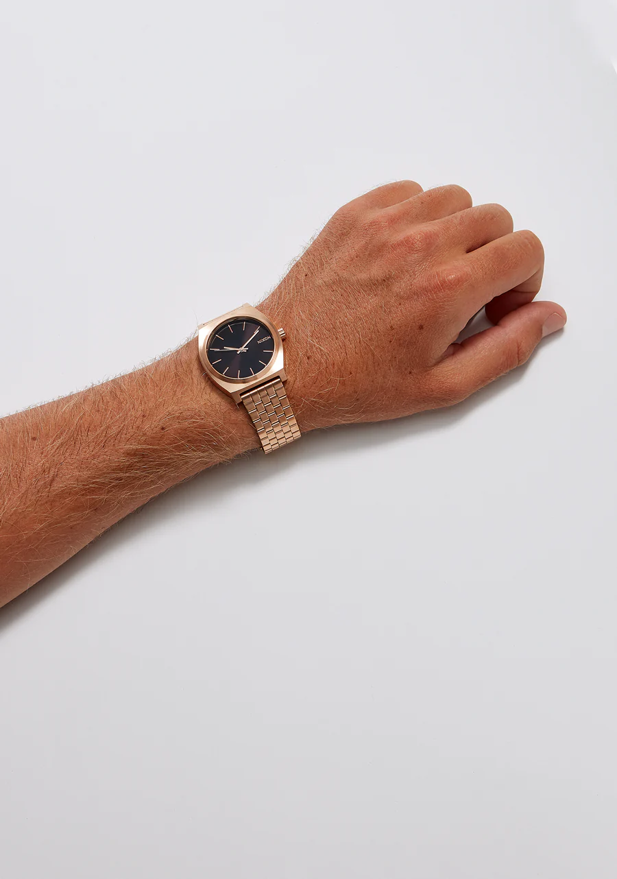 Time Teller - Todo oro rosa / Esfera negra - Imagen 5