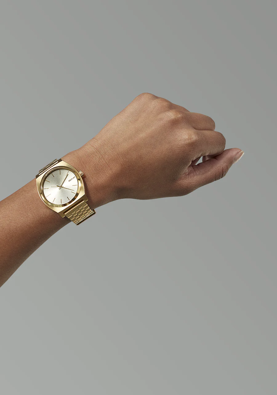 Time Teller - Oro claro / Blanco vintage - Imagen 5