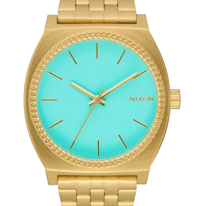 Time Teller - Oro / Turquesa / Oro