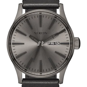 Sentry Leather - Gunmetal / Negro