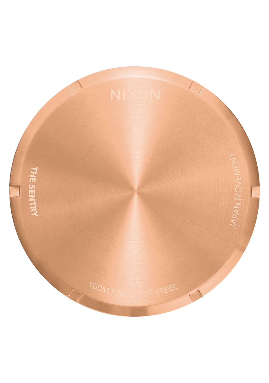 Sentry Leather - Oro rosa / Gunmetal / Marr贸n - Imagen 6