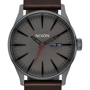 Sentry Leather - Gunmetal / Negro / Marrón oscuro