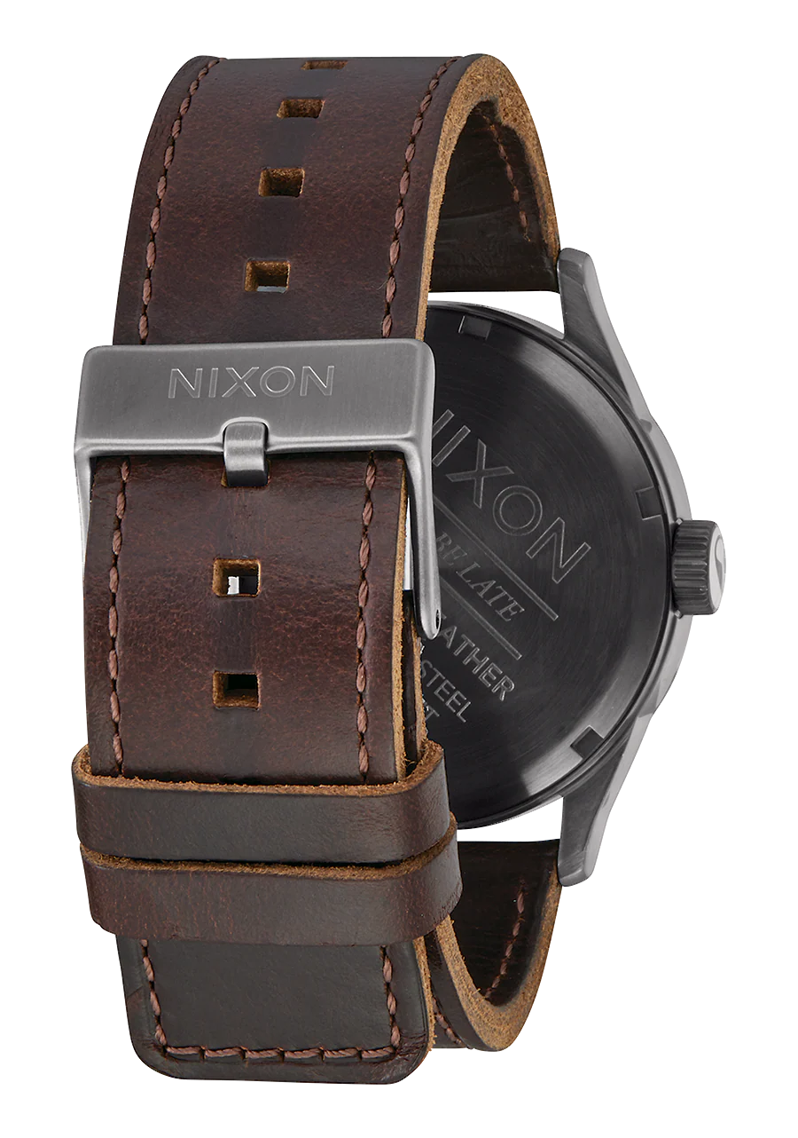 Sentry Leather - Gunmetal / Negro / Marr贸n oscuro - Imagen 3