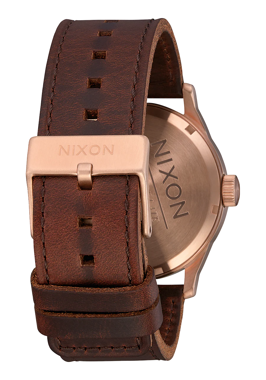 Sentry Leather - Oro rosa / Azul marino / Marr贸n - Imagen 3