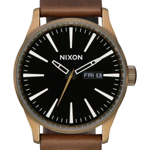 Sentry Leather - Latón / Negro / Marrón