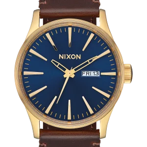 Sentry Leather - Oro Pulido / Azul Marino Sunray