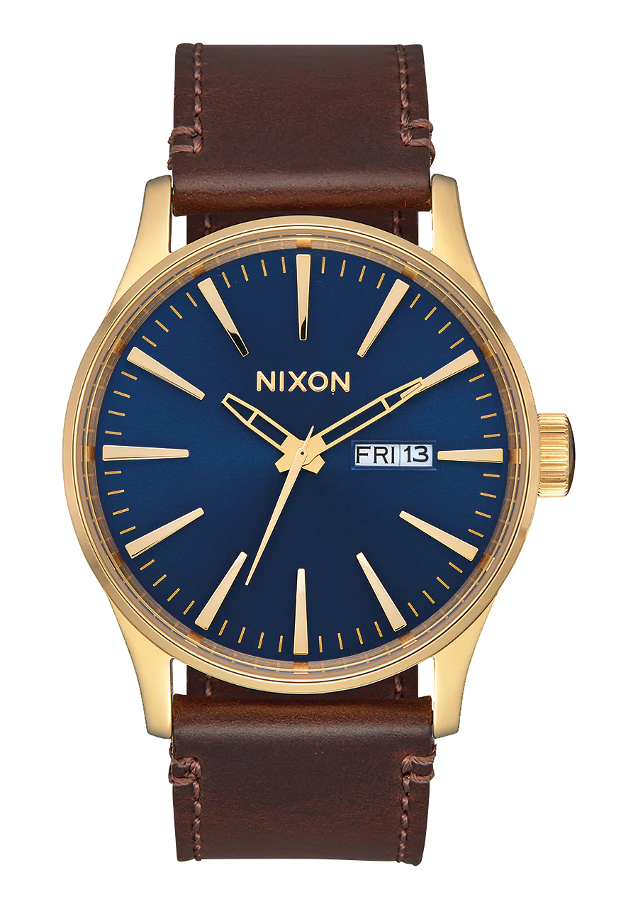 Sentry Leather - Oro Pulido / Azul Marino Sunray