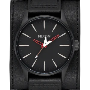 Sentry Leather - Negro / Rojo / Buscar y Destruir