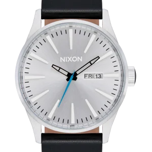 Sentry Leather - Cromo / Rayo de sol plateado / Negro
