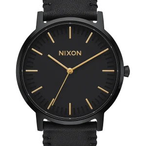 Porter Leather - Todo negro / dorado