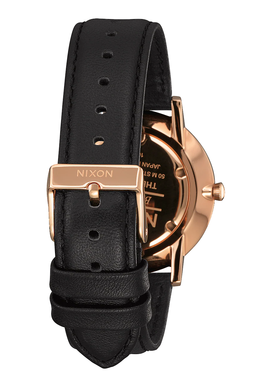 Porter Leather - Oro rosa / Negro - Imagen 3