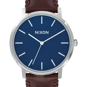 Porter Leather - Marino / Marrón