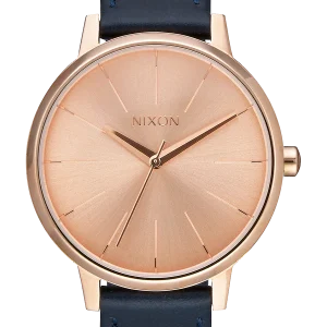 Kensington Leather - Oro rosa / azul marino