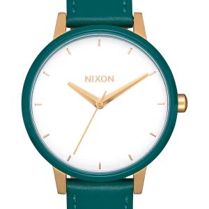 Kensington Leather - Oro / Blanco / Verde azulado