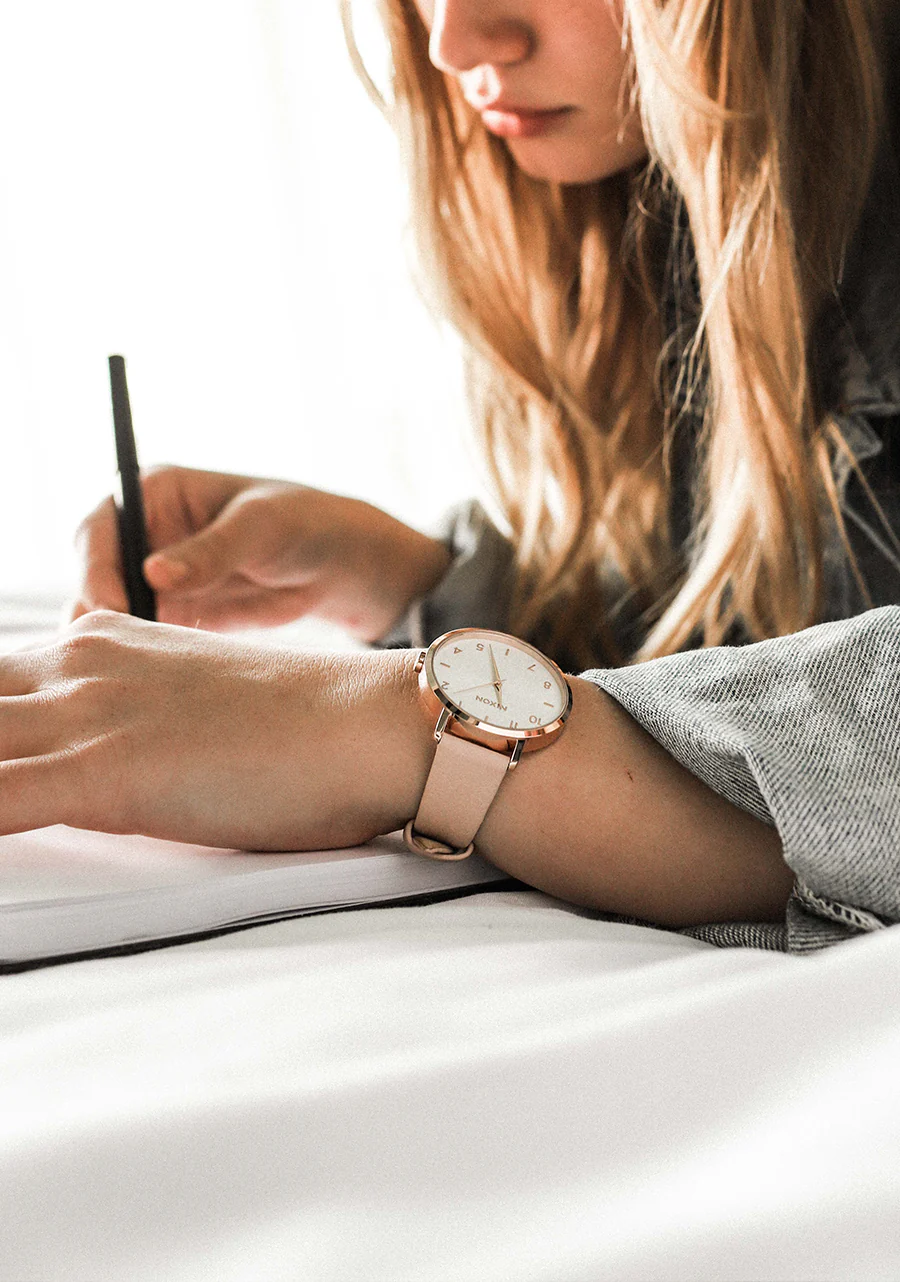 Arrow Leather - Oro rosa / Negro - Imagen 7