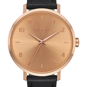 Arrow Leather - Oro rosa / Negro