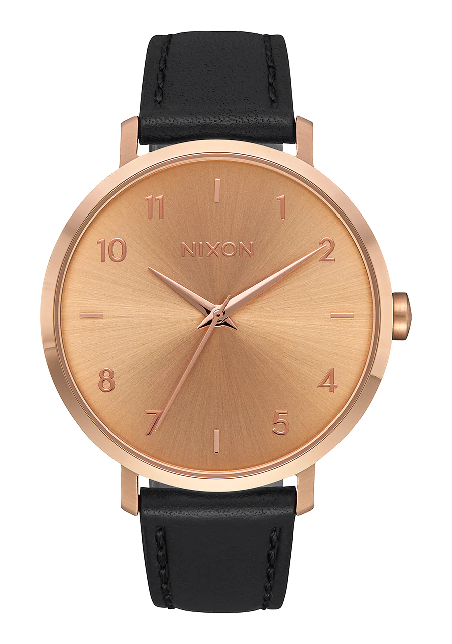 Arrow Leather - Oro rosa / Negro