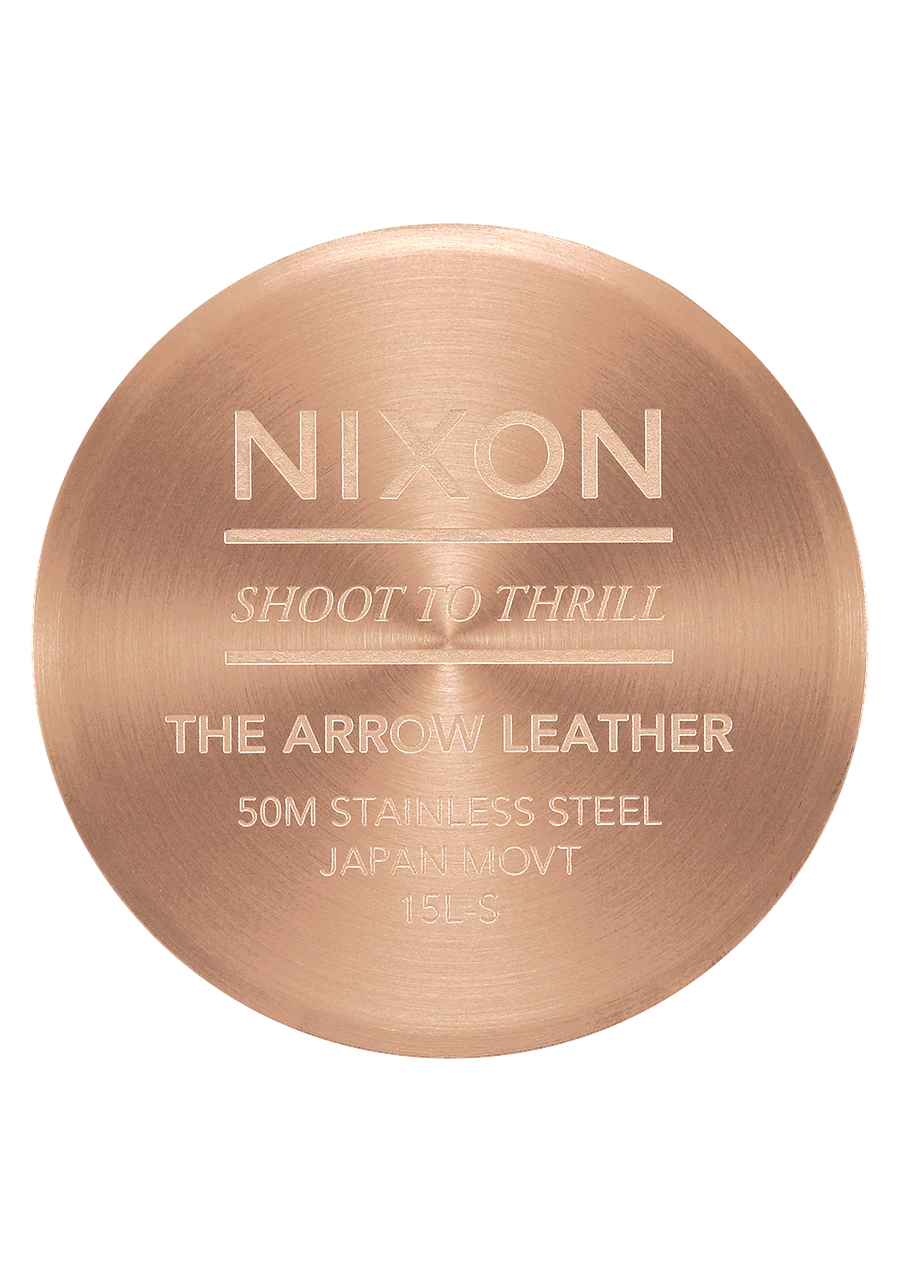 Arrow Leather - Oro rosa / Negro - Imagen 4