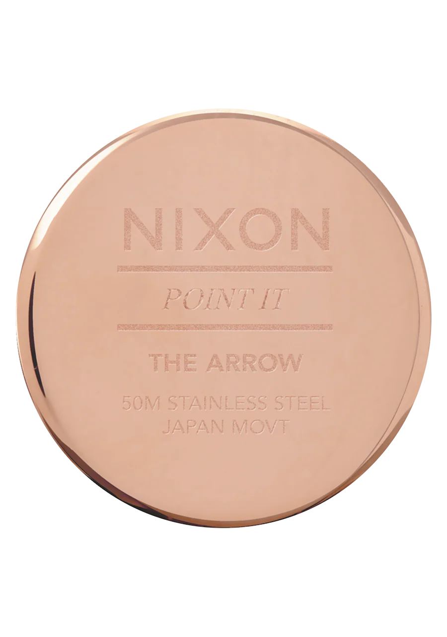 Arrow Leather - Oro rosa / Azul - Imagen 4