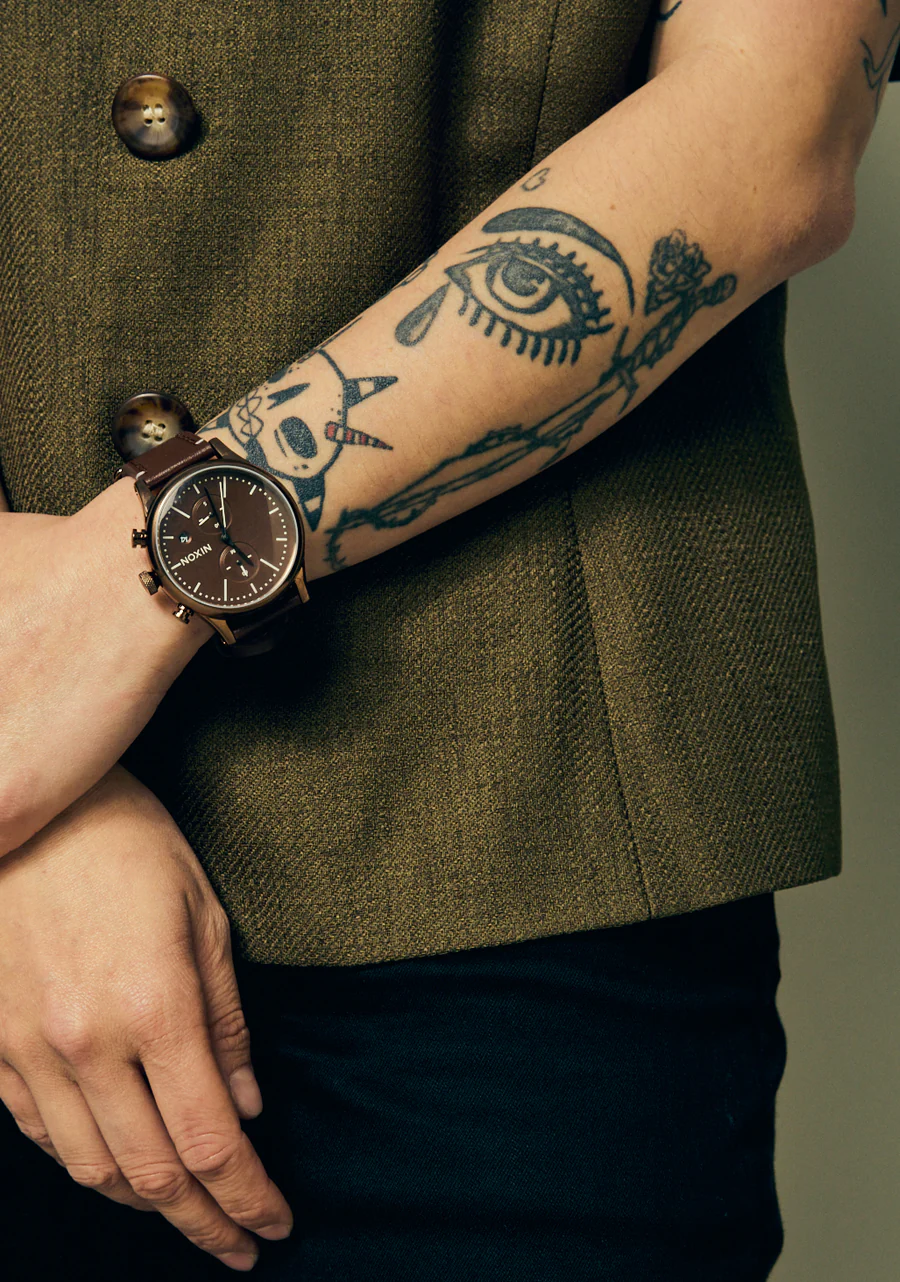 Station Chrono Leather - Chocolate / Cappuccino / Brown - Imagen 9