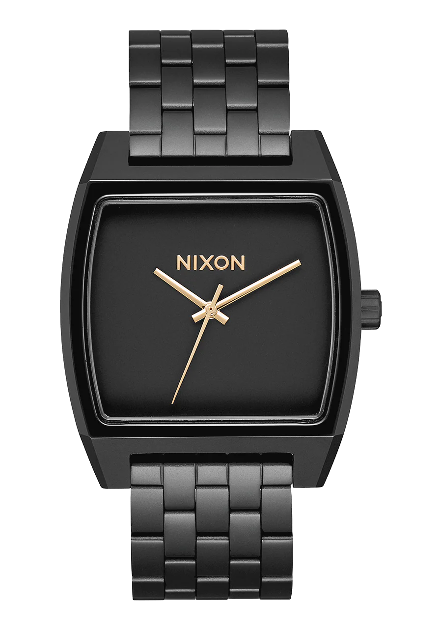 Time Tracker - Negro mate / Dorado