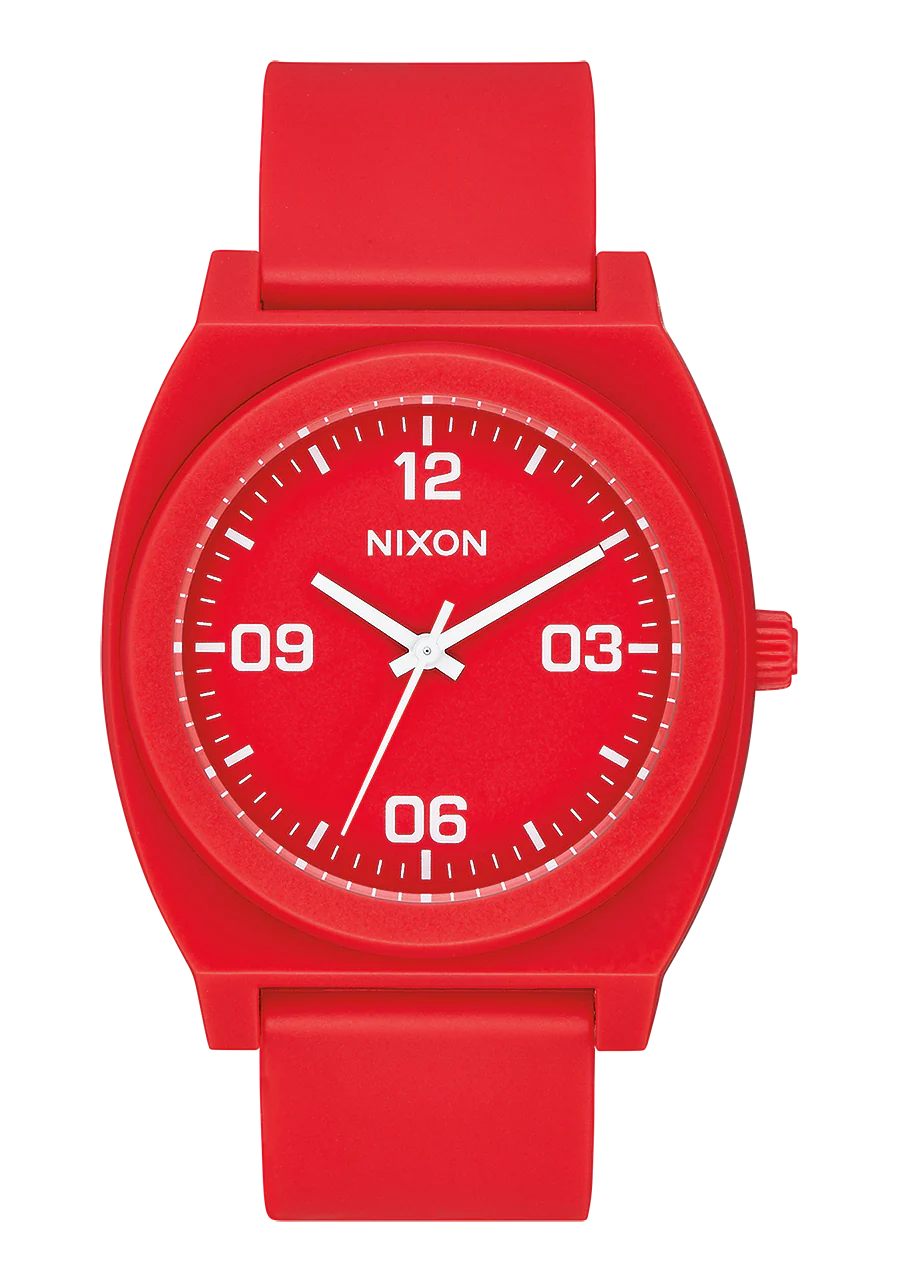 Time Teller P Corp - Rojo mate / Blanco