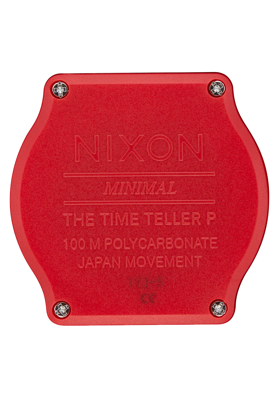 Time Teller P Corp - Rojo mate / Blanco - Imagen 4
