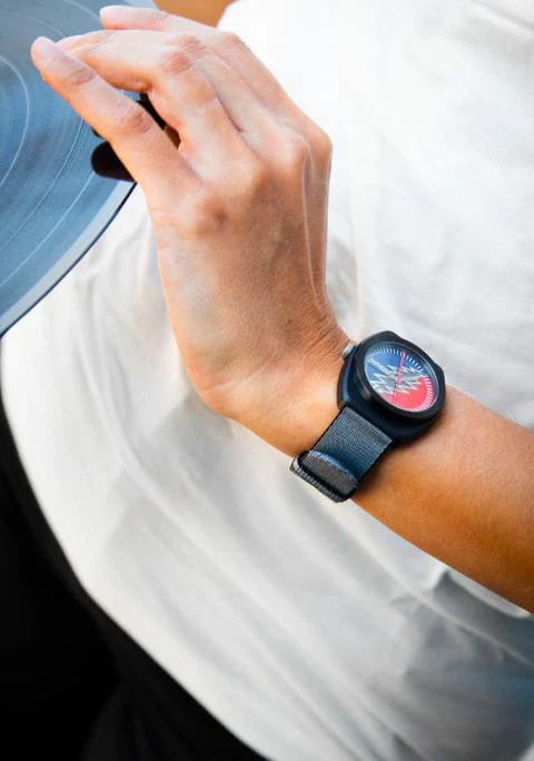 Grateful Dead Light Wave - Todo negro / azul / rojo - Imagen 7