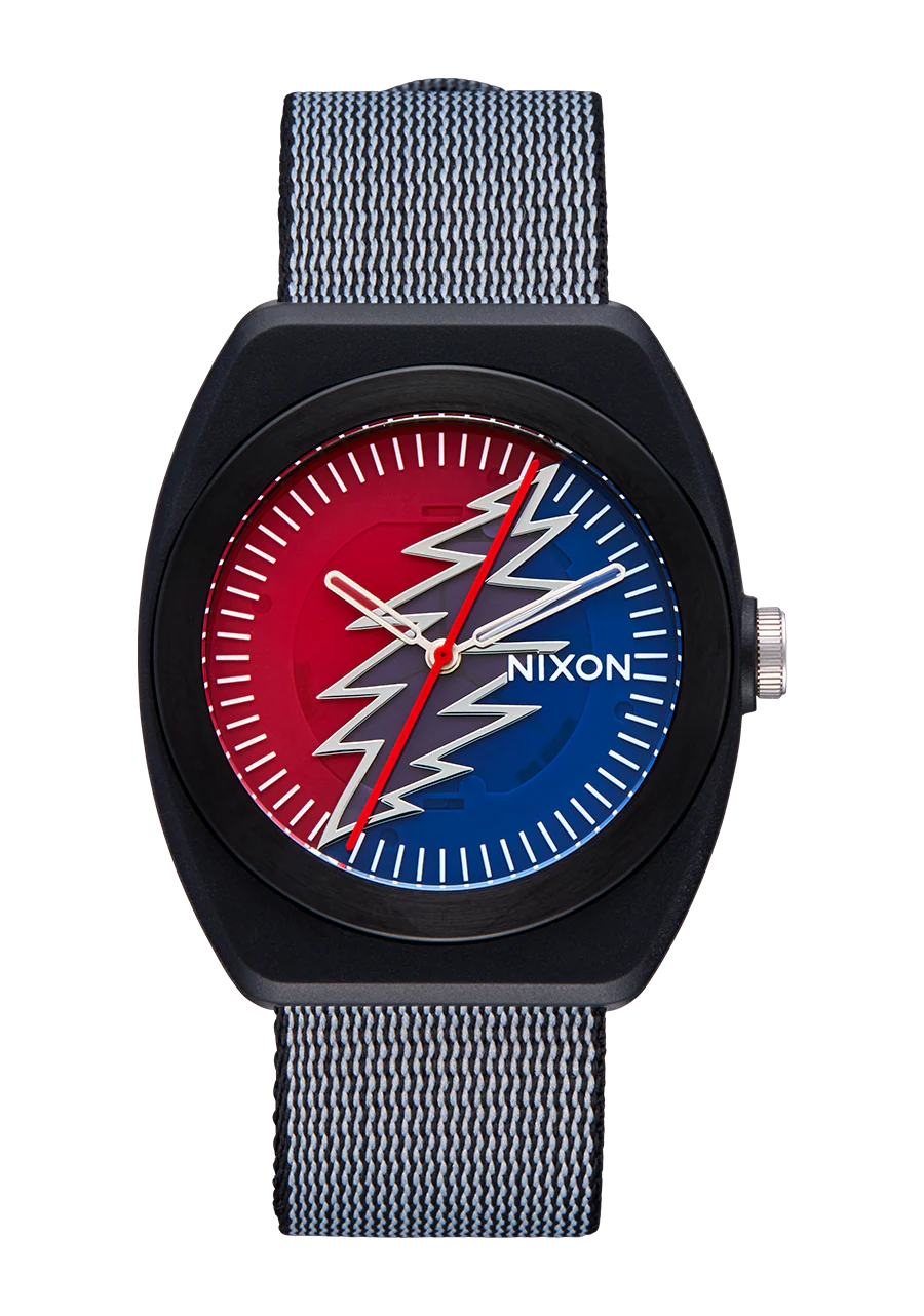 Grateful Dead Light Wave - Todo negro / azul / rojo