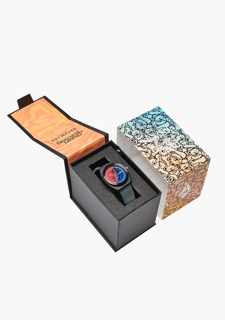 Grateful Dead Light Wave - Todo negro / azul / rojo - Imagen 5