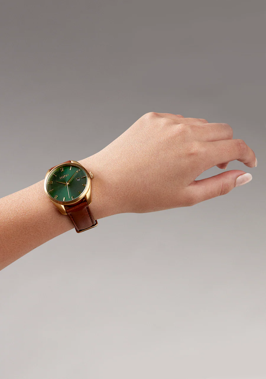 Thalia Leather - Todo dorado / verde rayo de sol - Imagen 5