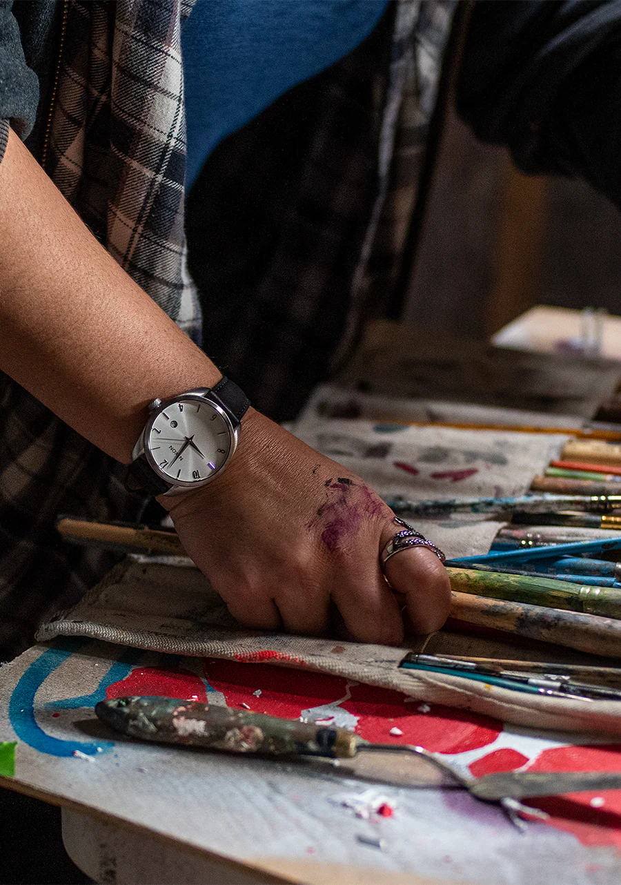 Thalia Leather - Plata / Negro - Imagen 6