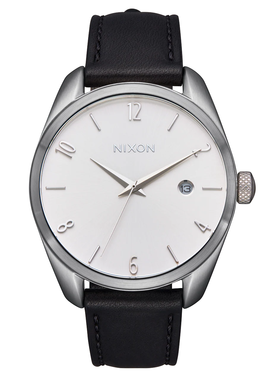 Thalia Leather - Plata / Negro