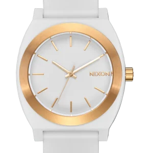 Time Teller OPP - Blanco / Oro Mate