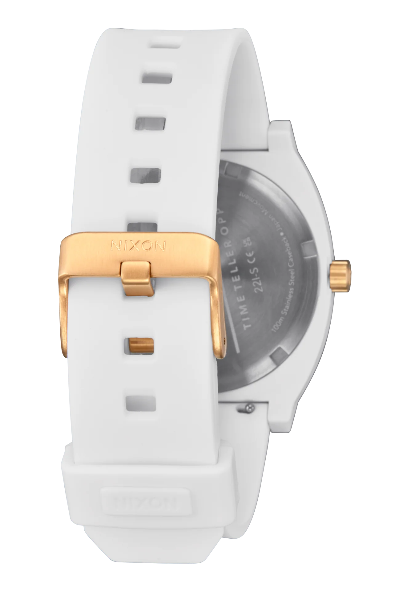 Time Teller OPP - Blanco / Oro Mate - Imagen 4