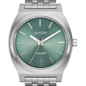 Time Teller Solar - Plata / Jade Rayo de Sol
