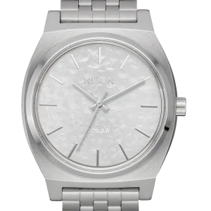 Time Teller Solar - Plata / Nieve